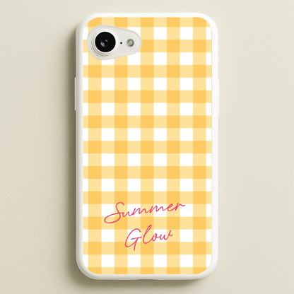 Tartan Summer Glow  - Hot Girl Summer Phone Case for iPhone 16e