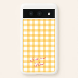 Tartan Summer Glow  - Hot Girl Summer Phone Case for Google Pixel 8a