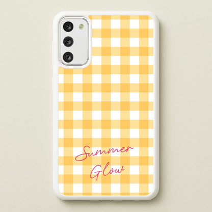 Tartan Summer Glow  - Hot Girl Summer Phone Case for Galaxy S20