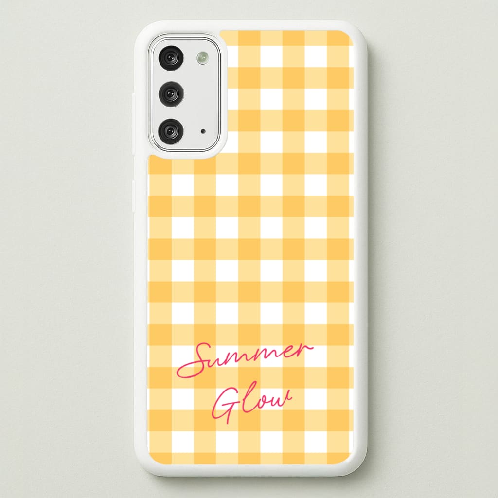 Tartan Summer Glow  - Hot Girl Summer Phone Case for Galaxy Note 20