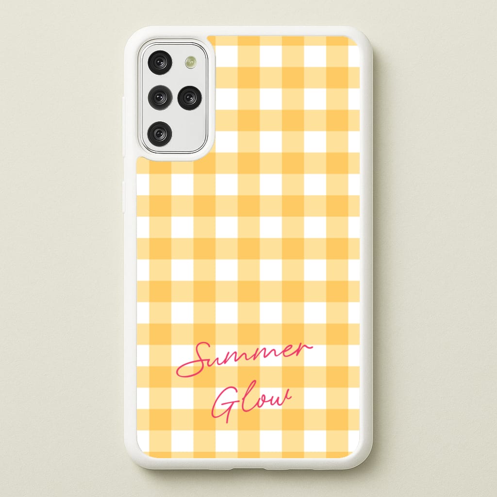 Tartan Summer Glow  - Hot Girl Summer Phone Case for Galaxy S20 Plus