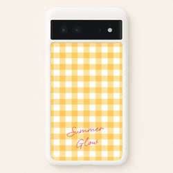 Tartan Summer Glow  - Hot Girl Summer Phone Case for Google Pixel 6