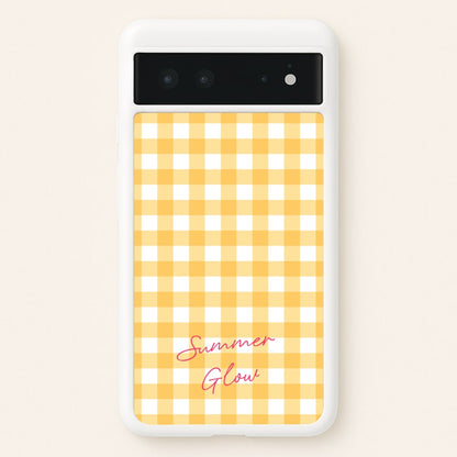 Tartan Summer Glow  - Hot Girl Summer Phone Case for Google Pixel 6