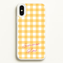 Tartan Summer Glow  - Hot Girl Summer Phone Case for iPhone XS Max