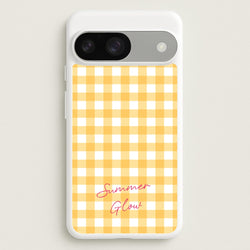 Tartan Summer Glow  - Hot Girl Summer Phone Case for Google Pixel 9 / 9 Pro