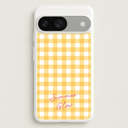 Tartan Summer Glow  - Hot Girl Summer Phone Case for Google Pixel 9 / 9 Pro