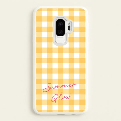 Tartan Summer Glow  - Hot Girl Summer Phone Case for Galaxy S9 Plus