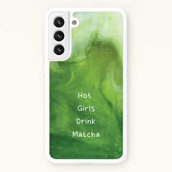Hot Girls Drink Matcha  - Hot Girl Summer Phone Case for Galaxy S22 Plus