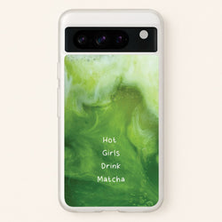 Hot Girls Drink Matcha  - Hot Girl Summer Phone Case for Google Pixel 8 Pro