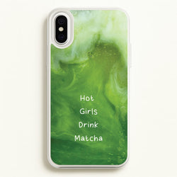 Hot Girls Drink Matcha  - Hot Girl Summer Phone Case for iPhone XS Max