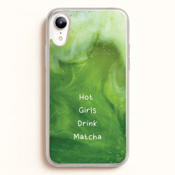 Hot Girls Drink Matcha  - Hot Girl Summer Phone Case for iPhone XR