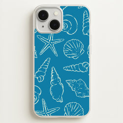 Sketched Shells Pattern  - Hot Girl Summer Phone Case for iPhone 13