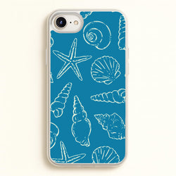 Sketched Shells Pattern  - Hot Girl Summer Phone Case for iPhone 6 Plus / 7 Plus / 8 Plus
