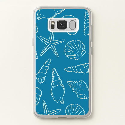 Sketched Shells Pattern  - Hot Girl Summer Phone Case for Galaxy S8 Plus