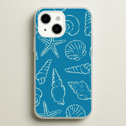 Sketched Shells Pattern  - Hot Girl Summer Phone Case for iPhone 15 Plus