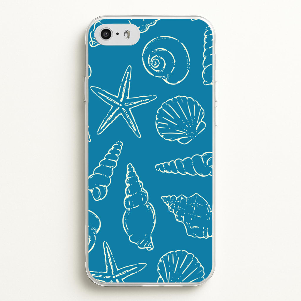 Sketched Shells Pattern  - Hot Girl Summer Phone Case for iPhone 5 / 5s / SE 2016