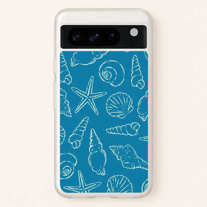 Sketched Shells Pattern  - Hot Girl Summer Phone Case for Google Pixel 8 Pro