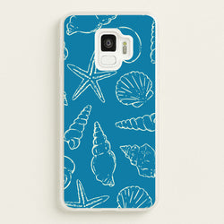 Sketched Shells Pattern  - Hot Girl Summer Phone Case for Galaxy S9