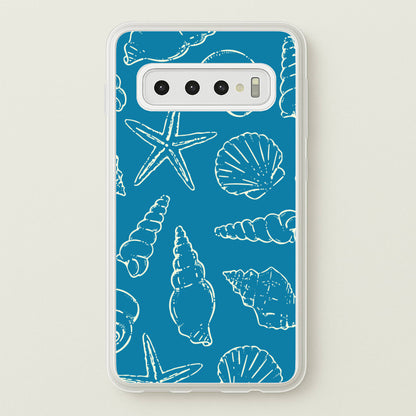 Sketched Shells Pattern  - Hot Girl Summer Phone Case for Galaxy S10