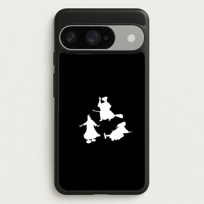Witches Outline - Hocus Halloween Phone Case for Google Pixel 10 / 10 Pro