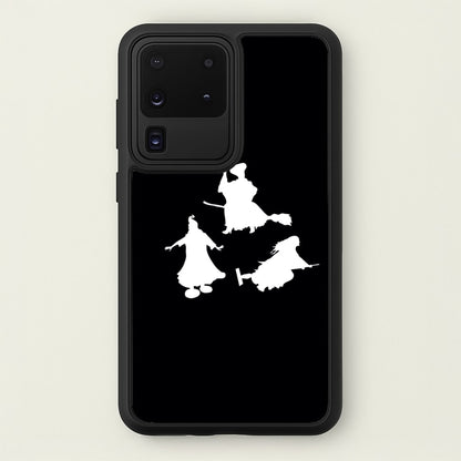 Witches Outline - Hocus Halloween  - Halloween Phone Case for Galaxy S20 Ultra