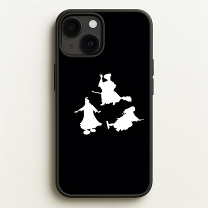 Witches Outline - Hocus Halloween  - Halloween Phone Case for iPhone 13 Mini