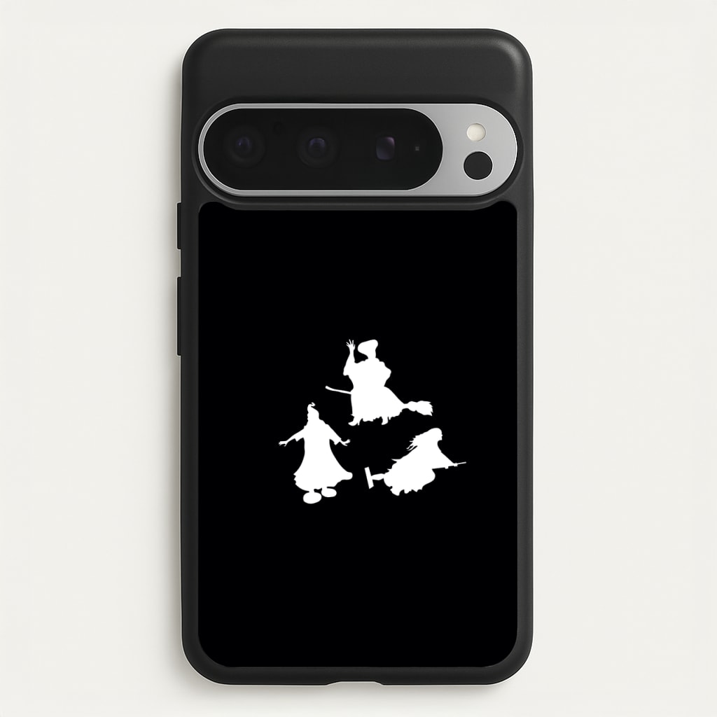 Witches Outline - Hocus Halloween  - Halloween Phone Case for Google Pixel 9 Pro XL