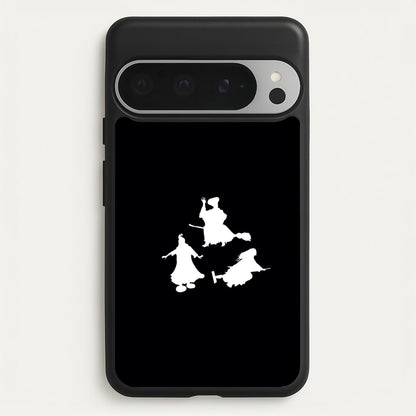Witches Outline - Hocus Halloween  - Halloween Phone Case for Google Pixel 9 Pro XL