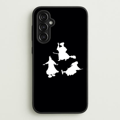 Witches Outline - Hocus Halloween  - Halloween Phone Case for Galaxy A14