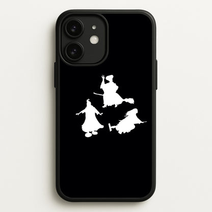 Witches Outline - Hocus Halloween  - Halloween Phone Case for iPhone 11