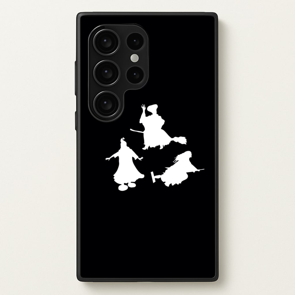 Witches Outline - Hocus Halloween  - Halloween Phone Case for Galaxy S24 Ultra
