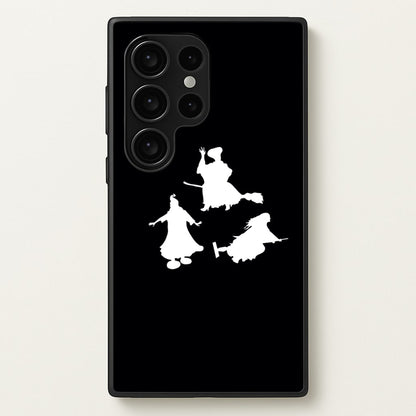 Witches Outline - Hocus Halloween  - Halloween Phone Case for Galaxy S24 Ultra