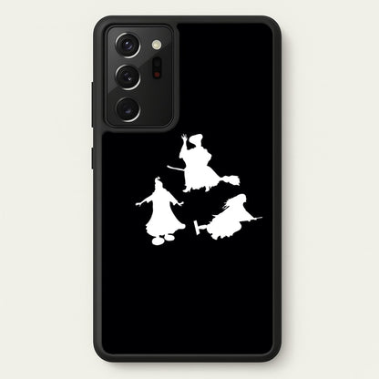 Witches Outline - Hocus Halloween  - Halloween Phone Case for Galaxy Note 20 Ultra