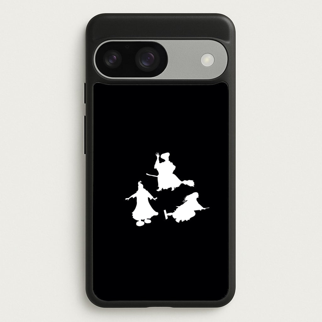 Witches Outline - Hocus Halloween  - Halloween Phone Case for Google Pixel 9 / 9 Pro
