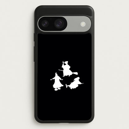 Witches Outline - Hocus Halloween  - Halloween Phone Case for Google Pixel 9 / 9 Pro