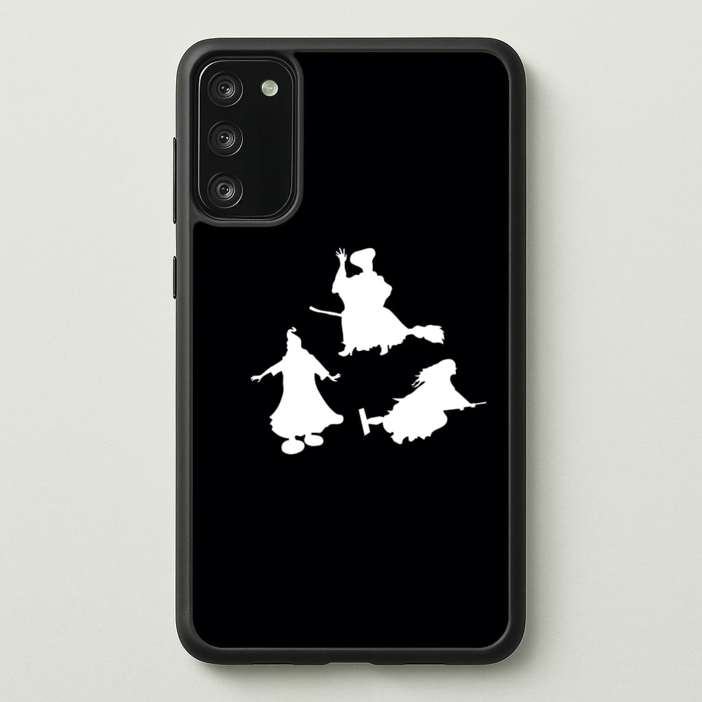 Witches Outline - Hocus Halloween  - Halloween Phone Case for Galaxy S20