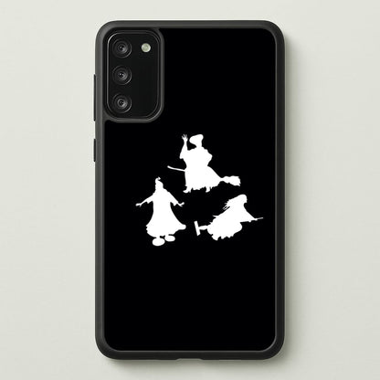 Witches Outline - Hocus Halloween  - Halloween Phone Case for Galaxy S20