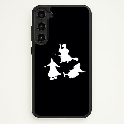 Witches Outline - Hocus Halloween  - Halloween Phone Case for Galaxy S23 Plus