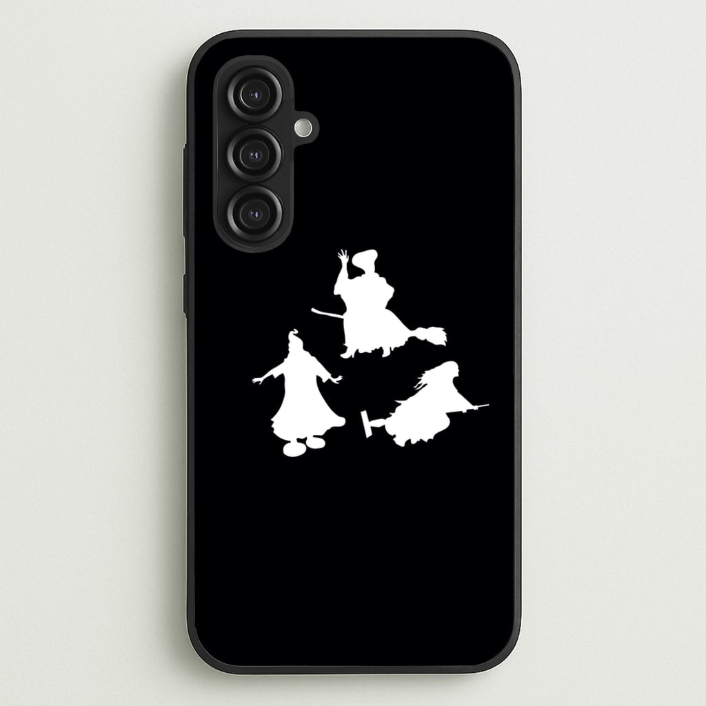Witches Outline - Hocus Halloween  - Halloween Phone Case for Galaxy S23FE