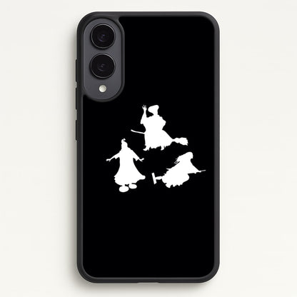 Witches Outline - Hocus Halloween  - Halloween Phone Case for Galaxy S25 Edge