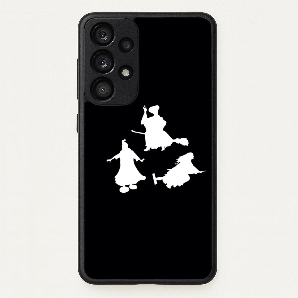 Witches Outline - Hocus Halloween  - Halloween Phone Case for Galaxy A33
