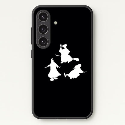 Witches Outline - Hocus Halloween  - Halloween Phone Case for Galaxy S25 Plus