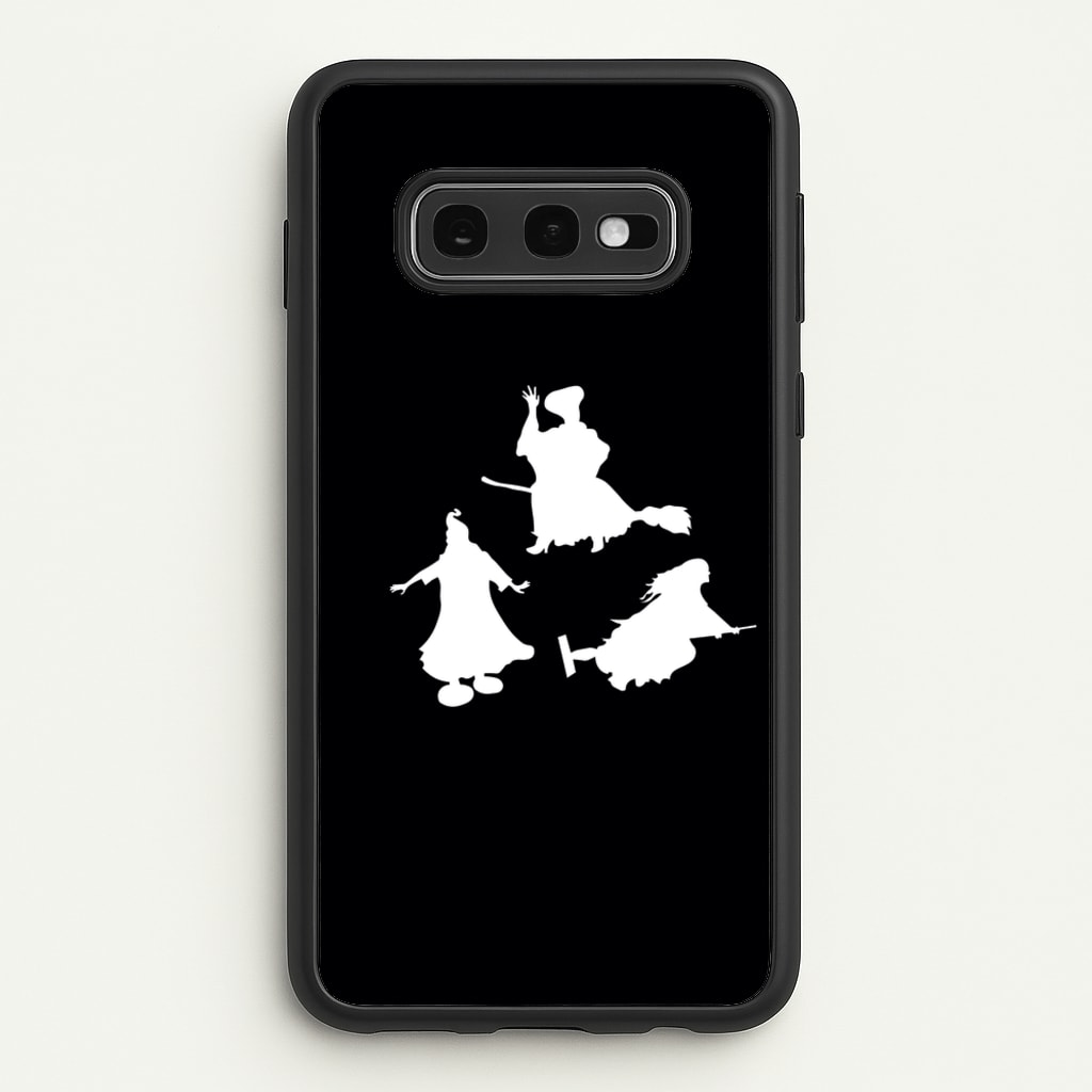 Witches Outline - Hocus Halloween  - Halloween Phone Case for Galaxy S10e