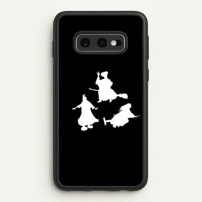 Witches Outline - Hocus Halloween  - Halloween Phone Case for Galaxy S10e