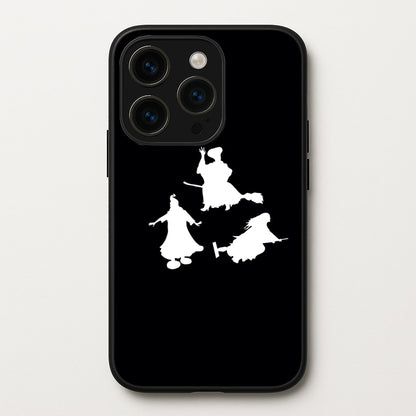 Witches Outline - Hocus Halloween  - Halloween Phone Case for iPhone 15 Pro