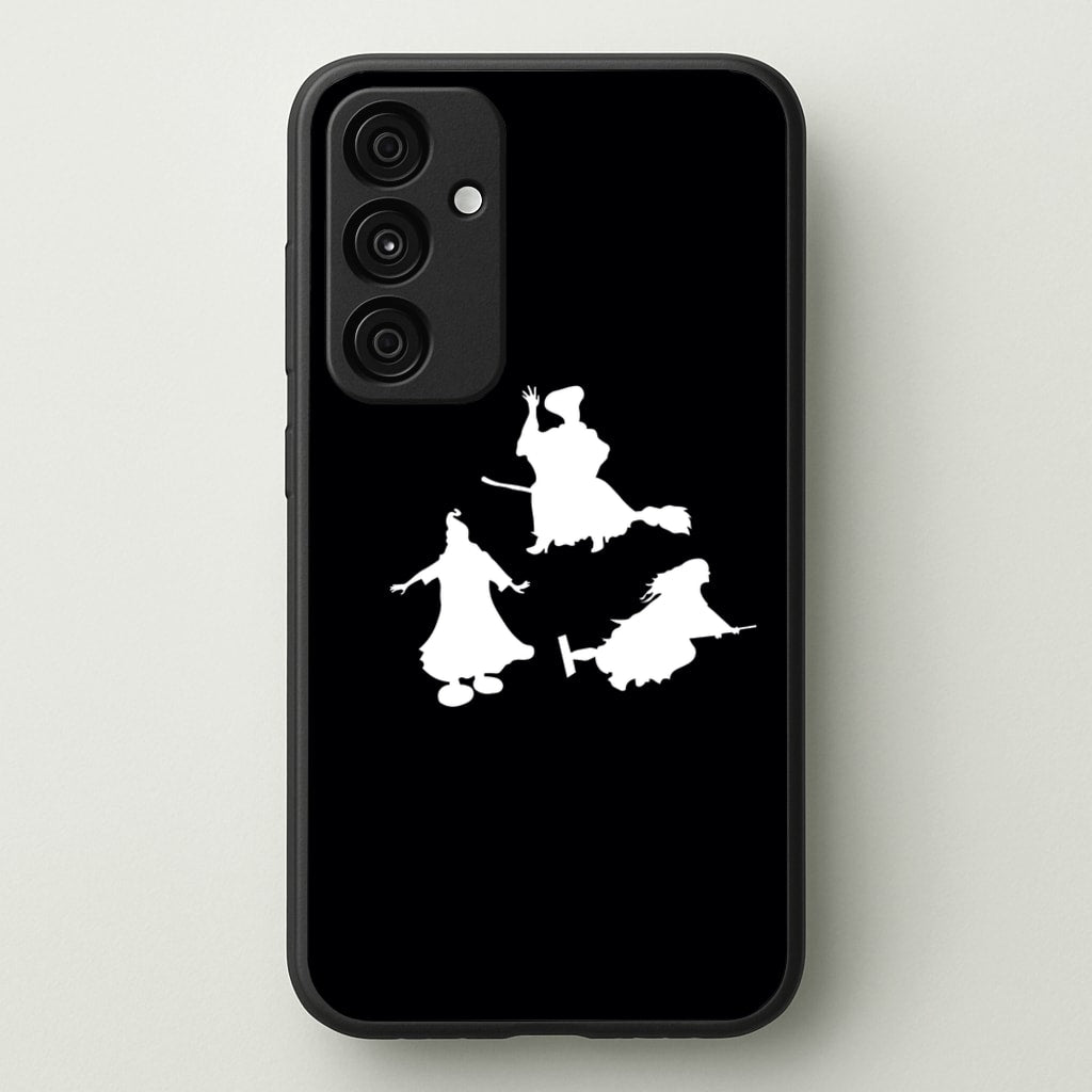Witches Outline - Hocus Halloween  - Halloween Phone Case for Galaxy A55