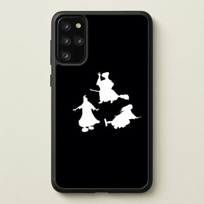 Witches Outline - Hocus Halloween  - Halloween Phone Case for Galaxy S20 Plus