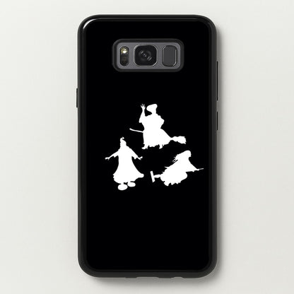 Witches Outline - Hocus Halloween  - Halloween Phone Case for Galaxy S8 Plus