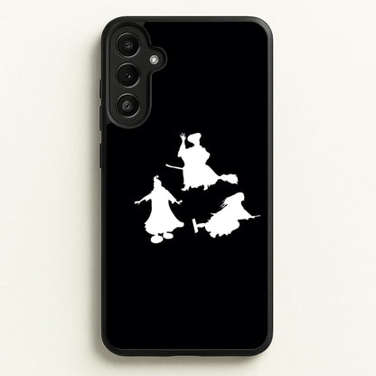 Witches Outline - Hocus Halloween  - Halloween Phone Case for Galaxy A34