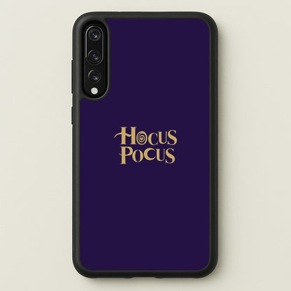 Text - Hocus Halloween  - Halloween Phone Case for Huawei P20 Pro
